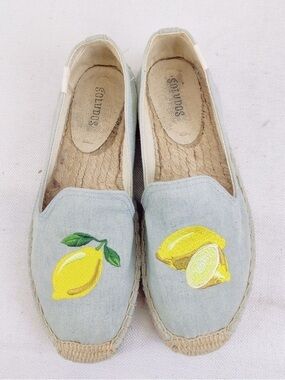 Soludos Lemon Platform Espadrilles